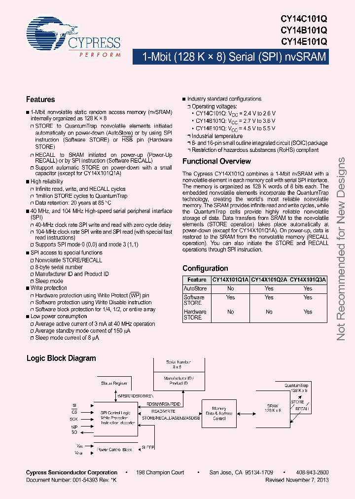CY14E101Q1A-SXIT_8172140.PDF Datasheet