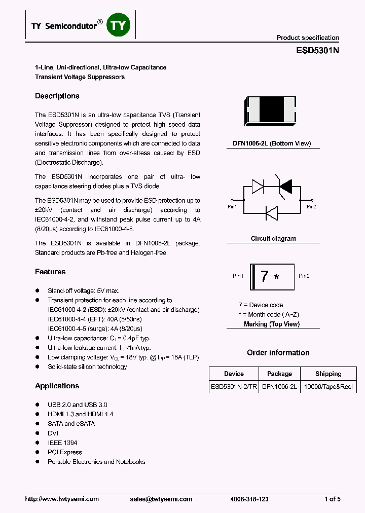 ESD5301N_8172741.PDF Datasheet