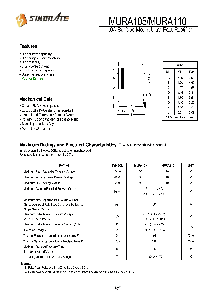 MURA105_8173655.PDF Datasheet