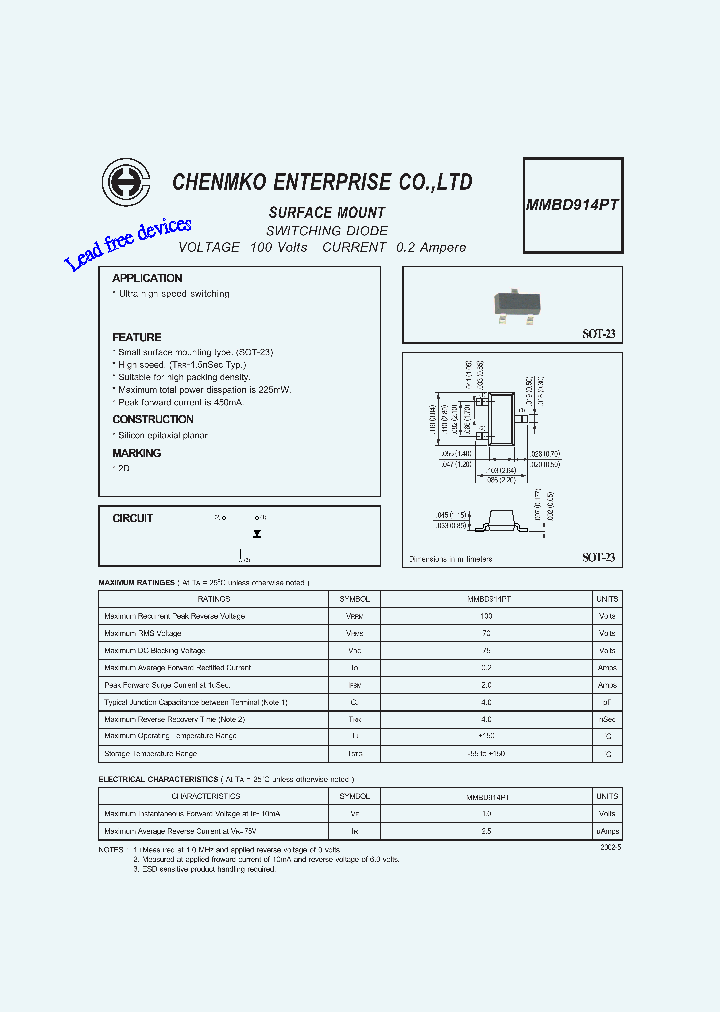 MMBD914PT_8174697.PDF Datasheet