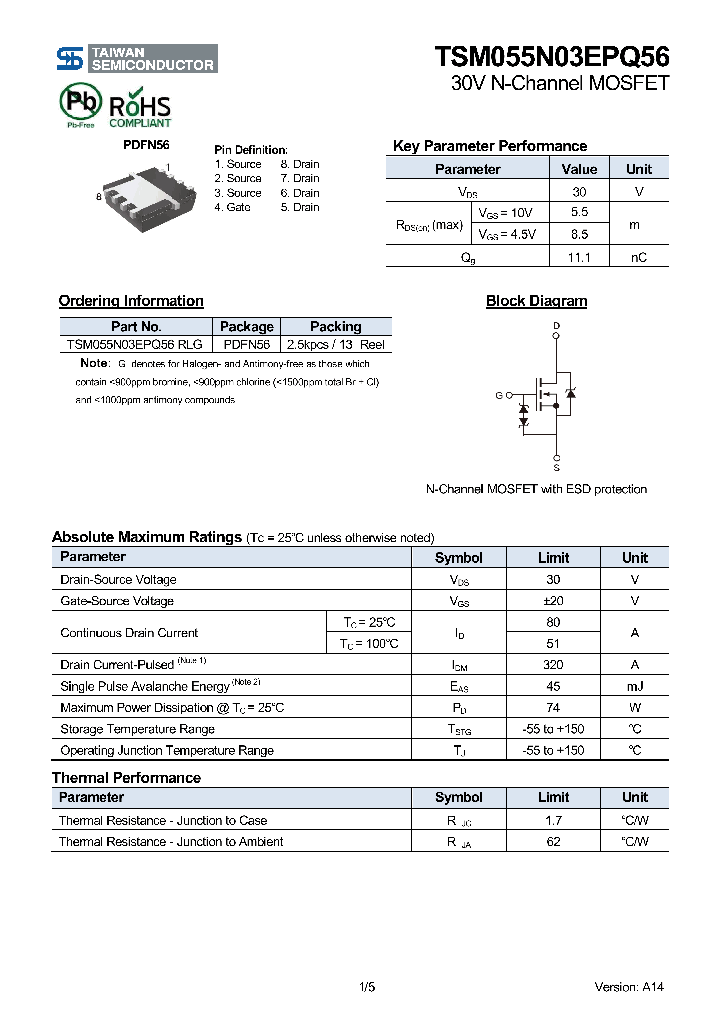 TSM055N03EPQ56_8175538.PDF Datasheet