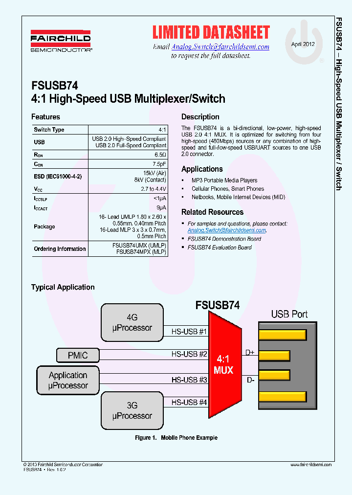 FSUSB74_8175394.PDF Datasheet