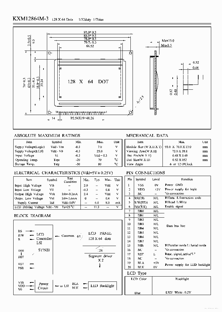 KXM12864M-3_7828505.PDF Datasheet