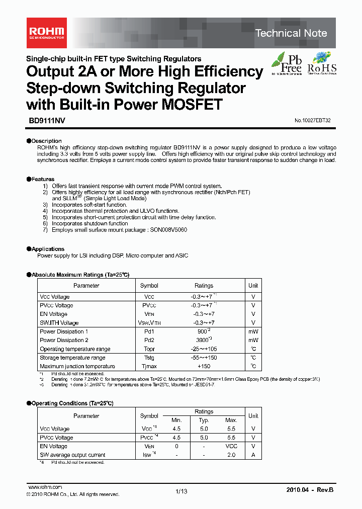 BD9111NV-E2_8176872.PDF Datasheet