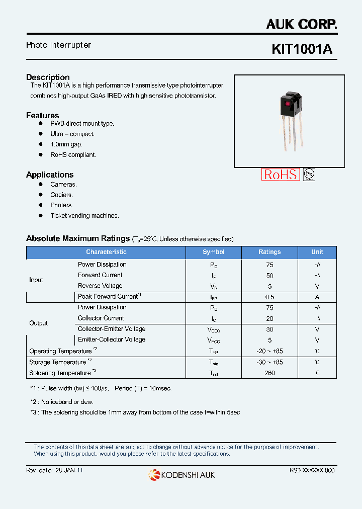 KIT1001A_8176907.PDF Datasheet