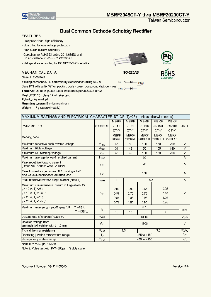 MBRF20150CT-Y_8177748.PDF Datasheet