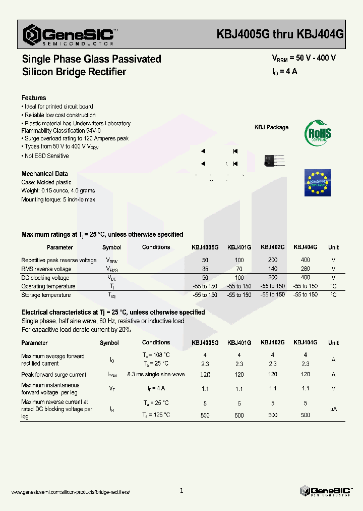 KBJ401G_8178307.PDF Datasheet