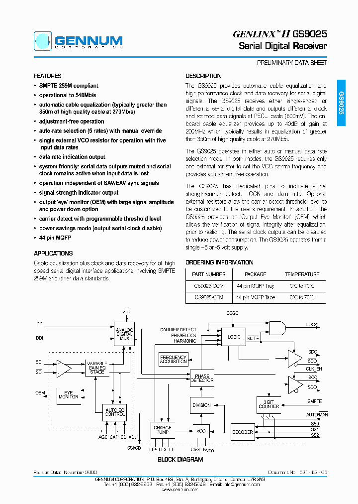 GS9025-CQM_8178567.PDF Datasheet