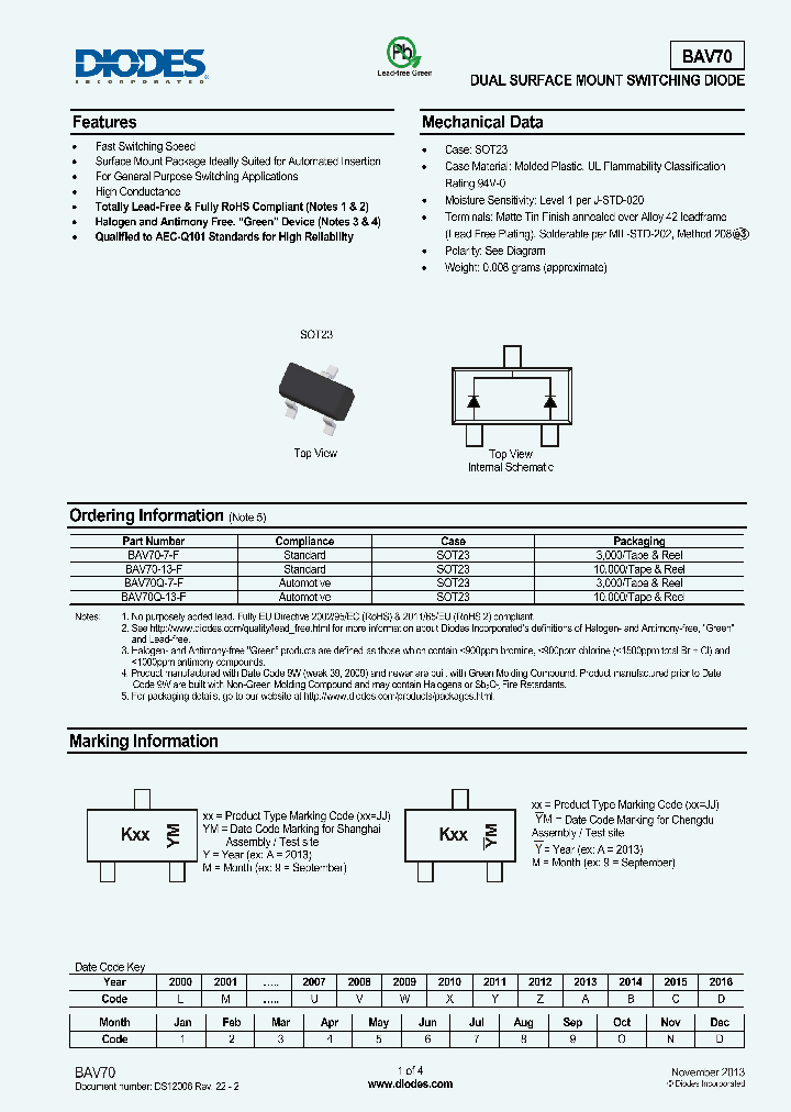 BAV70-13-F_8178615.PDF Datasheet