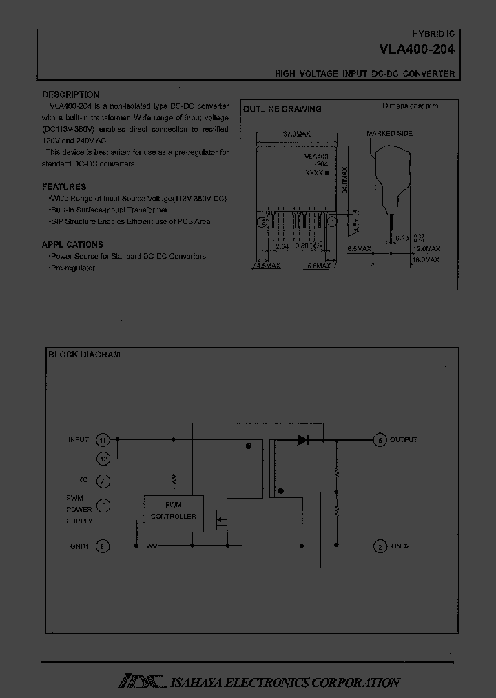 VLA400-204_8178873.PDF Datasheet