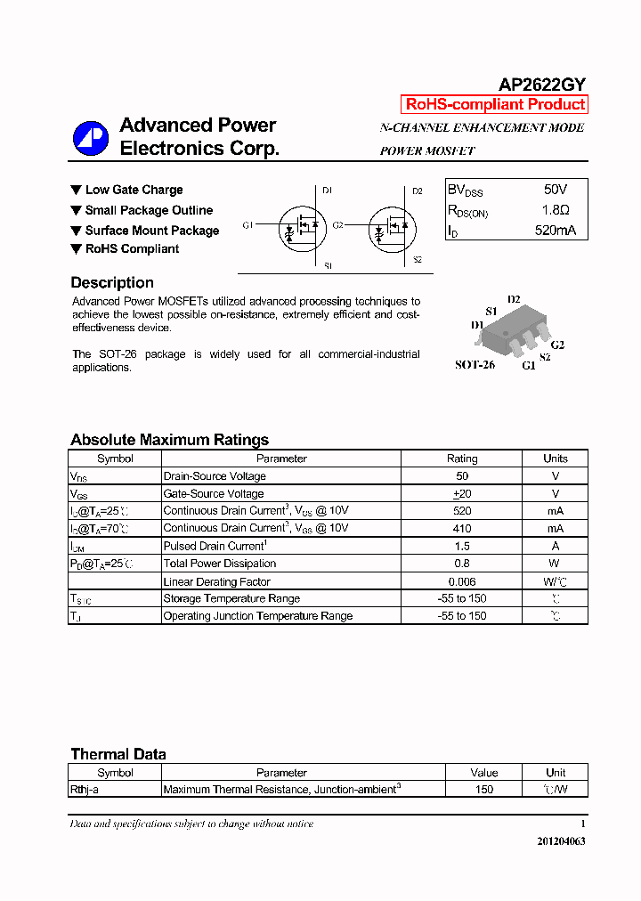 AP2622GY-12_8178968.PDF Datasheet