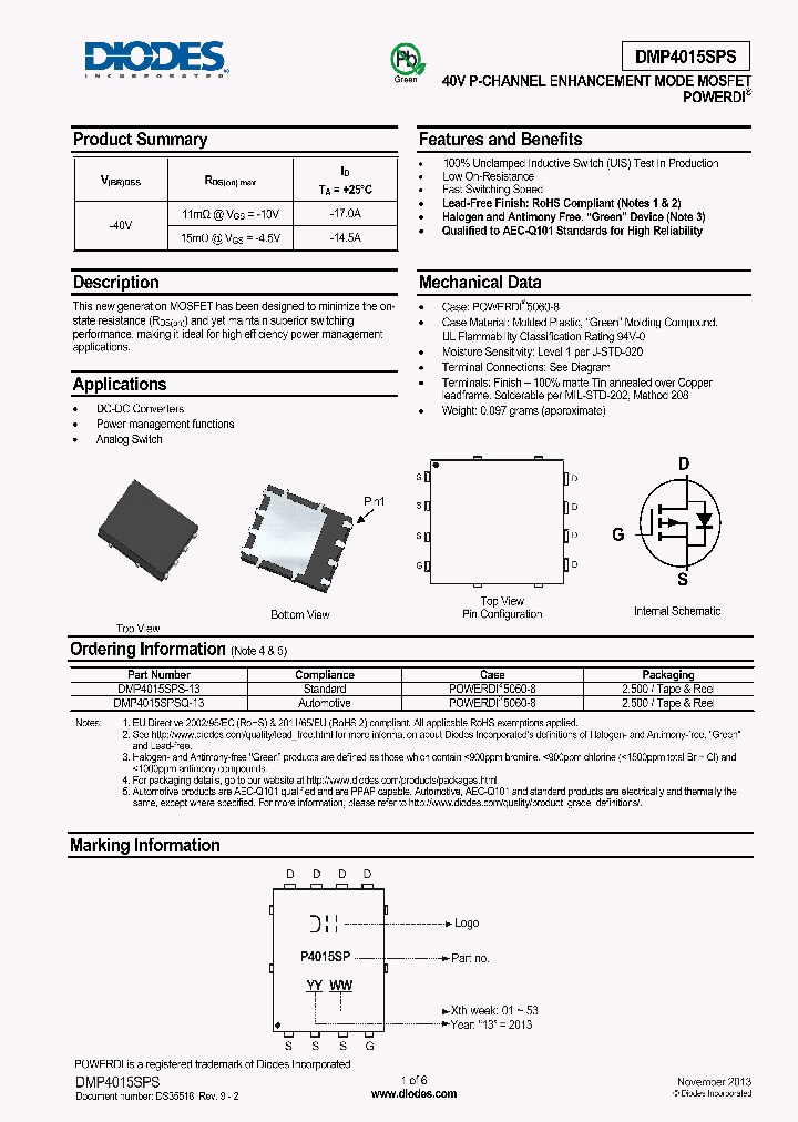 DMP4015SPSQ-13_8180346.PDF Datasheet