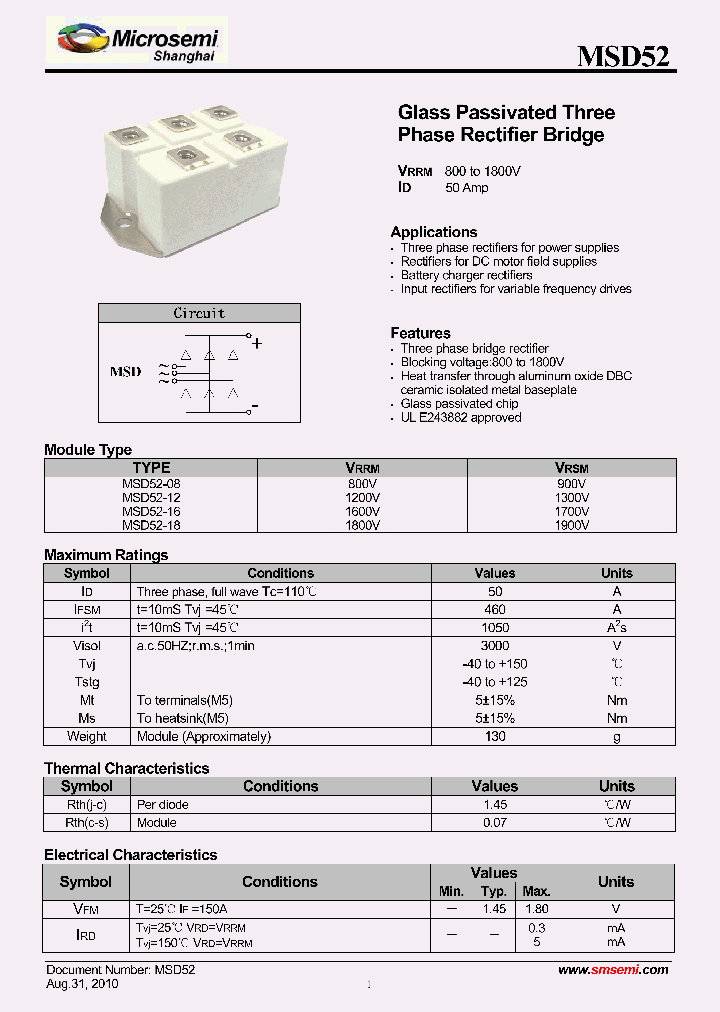 MSD52_8182656.PDF Datasheet