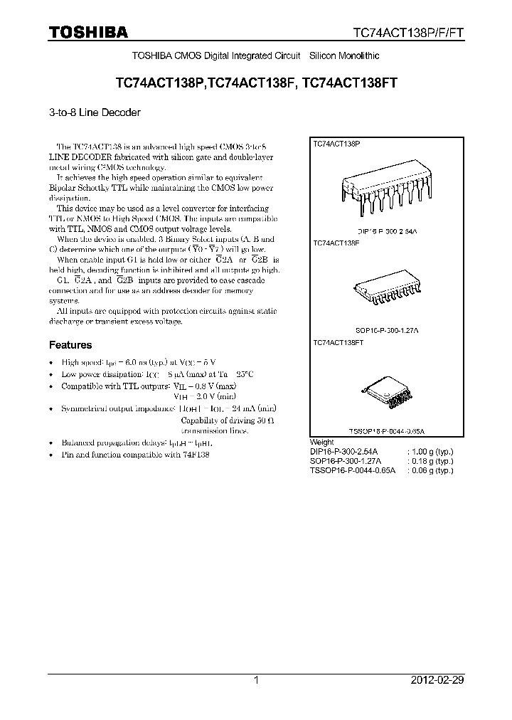 TC74ACT138P-12_8184639.PDF Datasheet