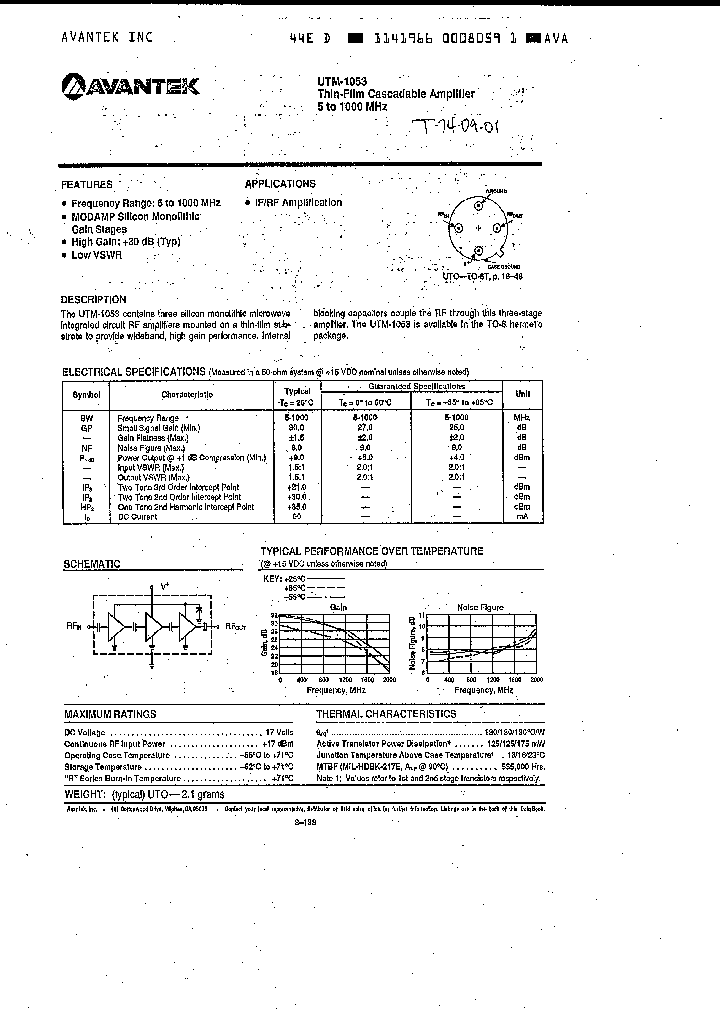UTM1053_8183733.PDF Datasheet