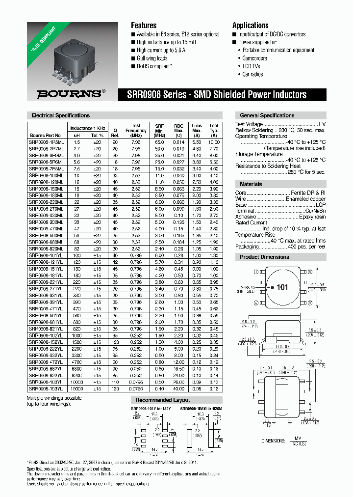 SRR0908-561YL_8185129.PDF Datasheet