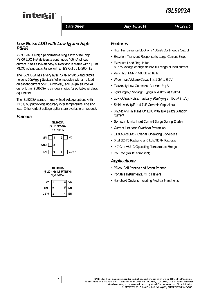 ISL9003AIEJZ-T_8185254.PDF Datasheet