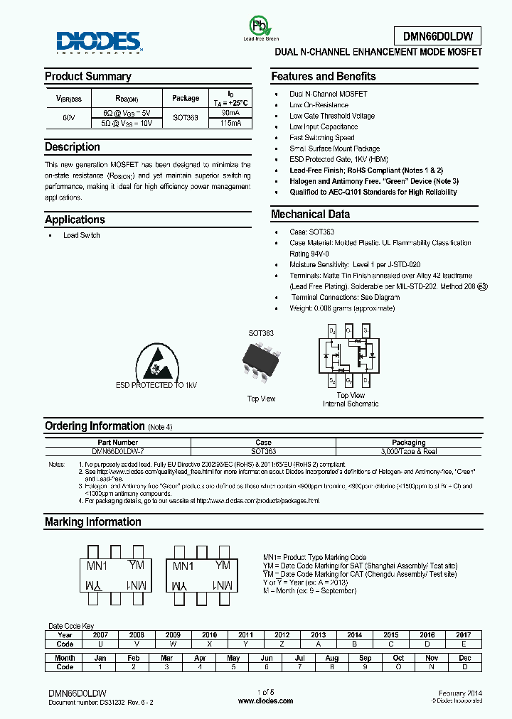 DMN66D0LDW-15_8185532.PDF Datasheet
