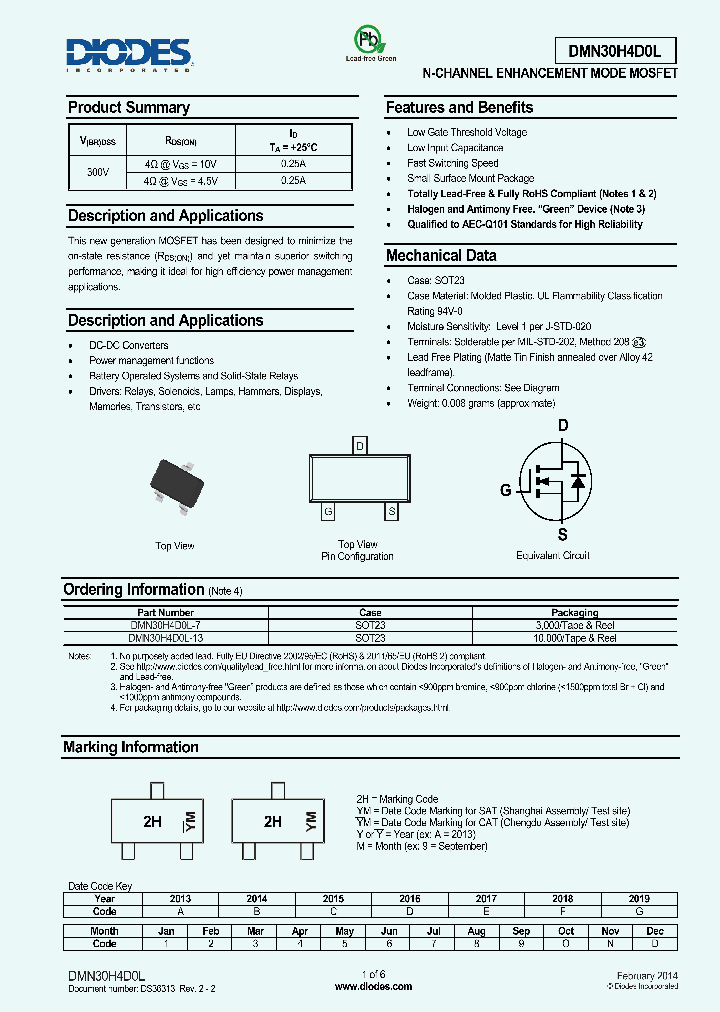 DMN30H4D0L-13_8185517.PDF Datasheet
