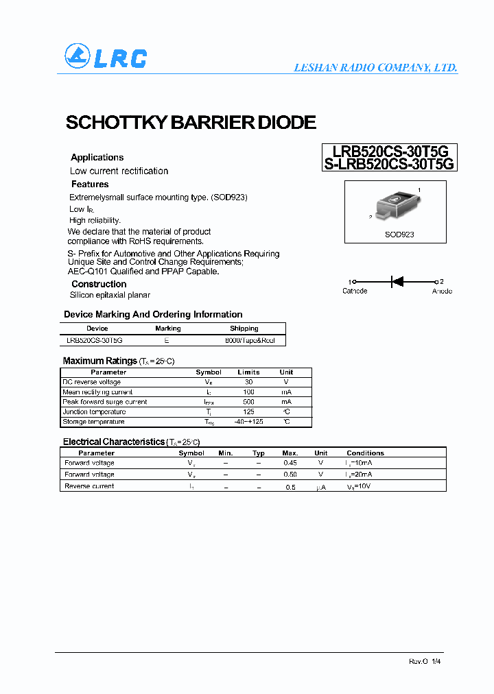 LRB520CS-30T5G-15_8186298.PDF Datasheet