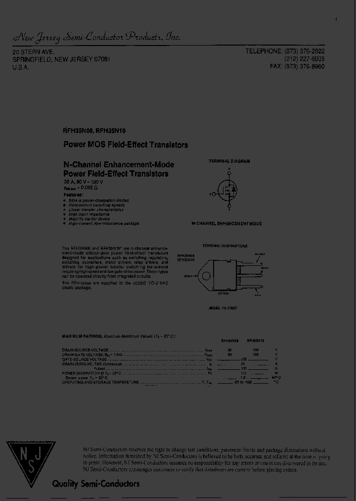 RFH35N08_8186255.PDF Datasheet