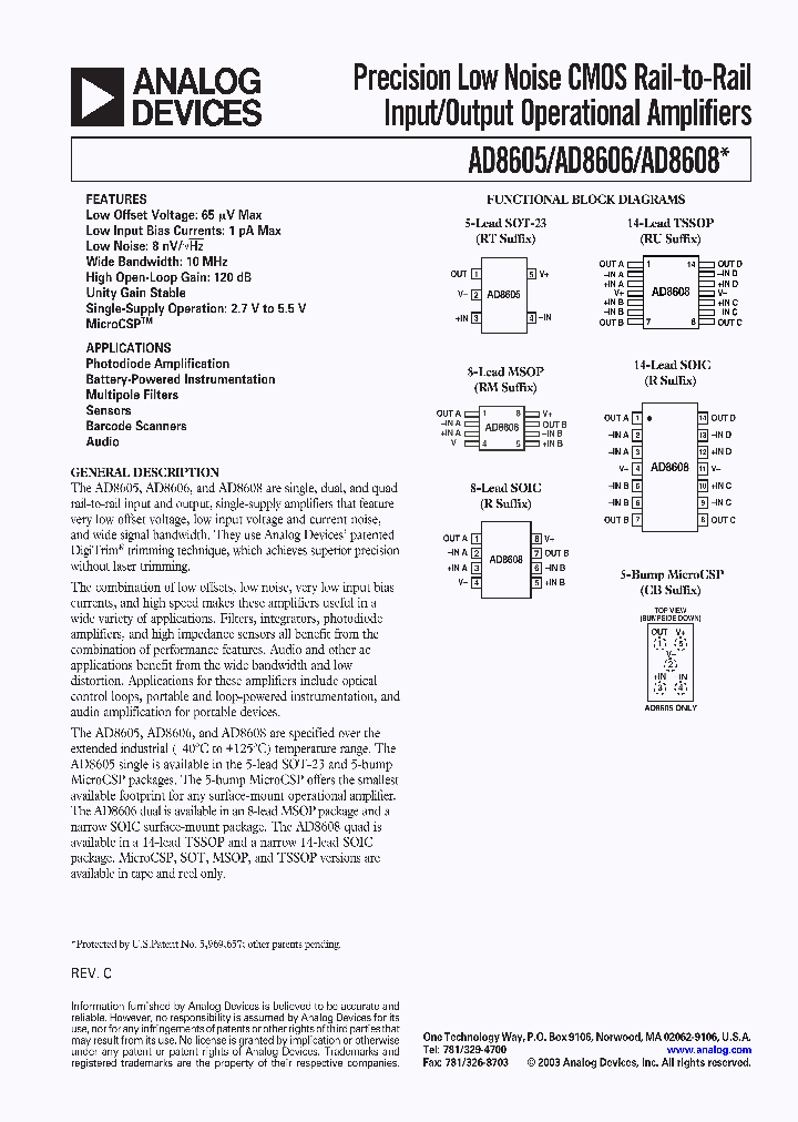 AD8605ACB-R2_8186174.PDF Datasheet