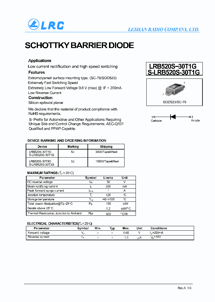 LRB520S-30T1G-15_8186304.PDF Datasheet