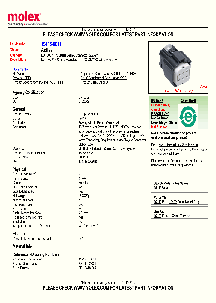 19418-0011_8186573.PDF Datasheet