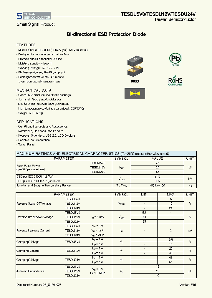 TESDU12V_8188941.PDF Datasheet