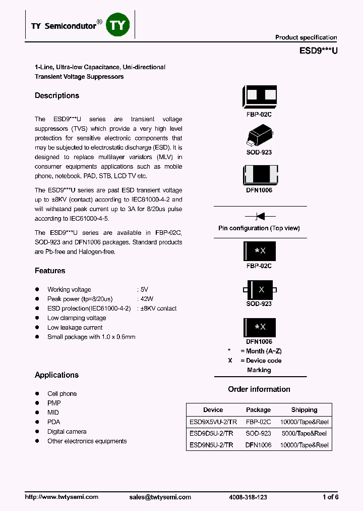 ESD9D5U-2TR_8190048.PDF Datasheet
