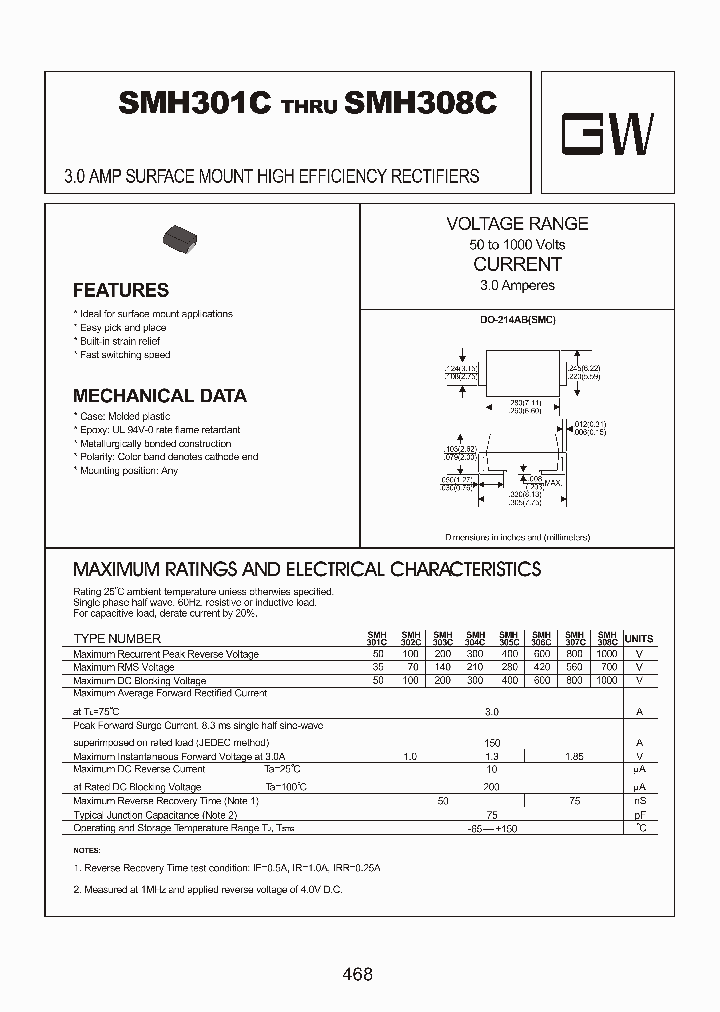 SMH301C_8190249.PDF Datasheet