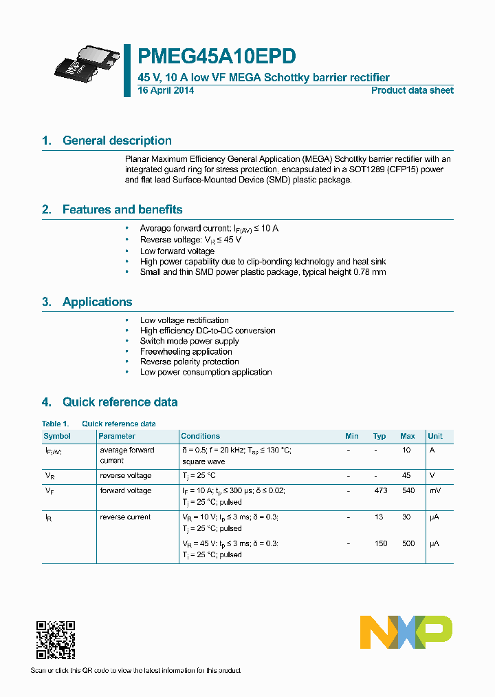 PMEG45A10EPD_8191067.PDF Datasheet