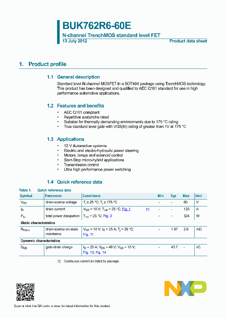 BUK762R6-60E_8191334.PDF Datasheet