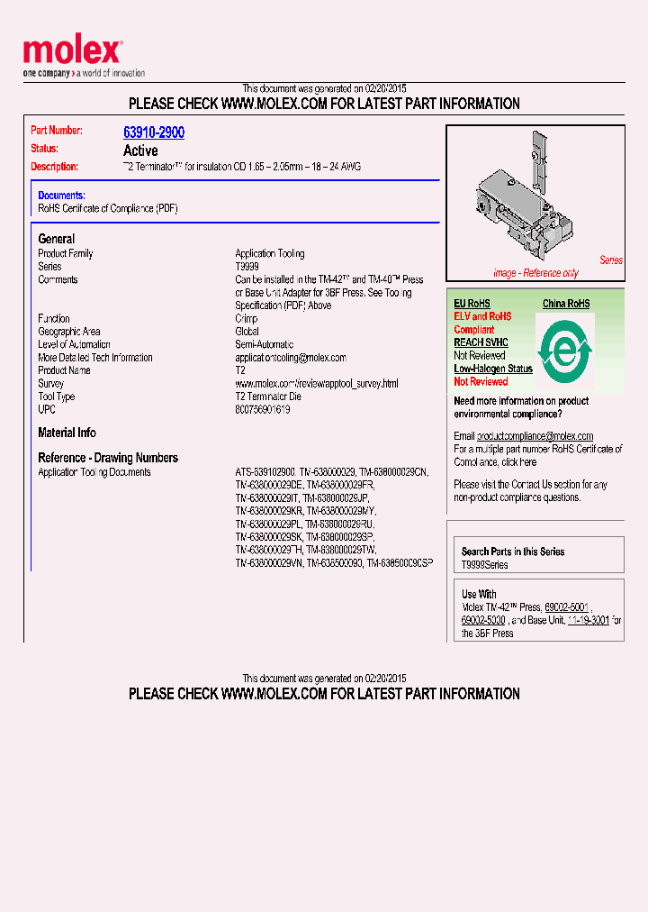 63910-2900_8192259.PDF Datasheet