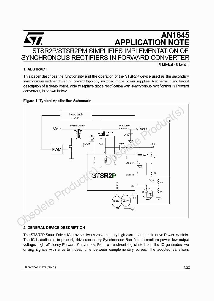 AN1645_8192339.PDF Datasheet