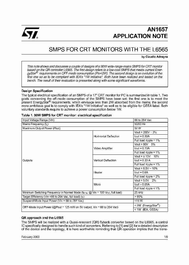 AN1657_8192341.PDF Datasheet