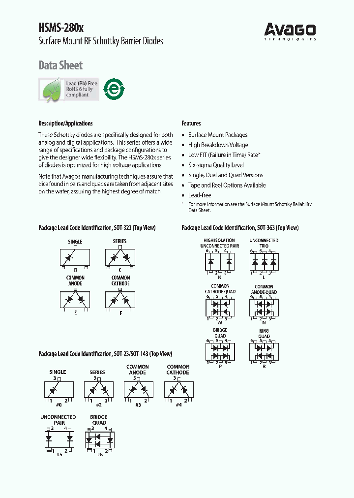 HSMS-2800_8193416.PDF Datasheet