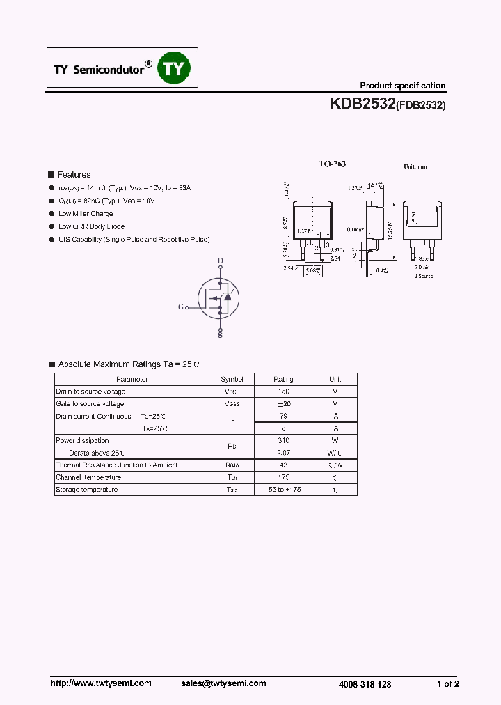 KDB2532_8193387.PDF Datasheet