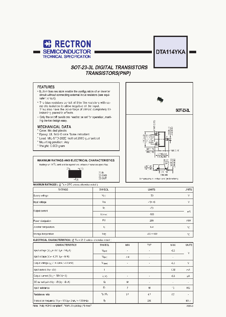 DTA114YKA_8194087.PDF Datasheet