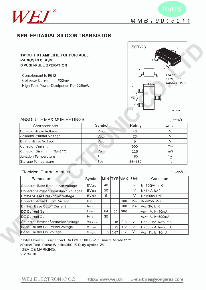 MMBT9013LT1-15_8194475.PDF Datasheet