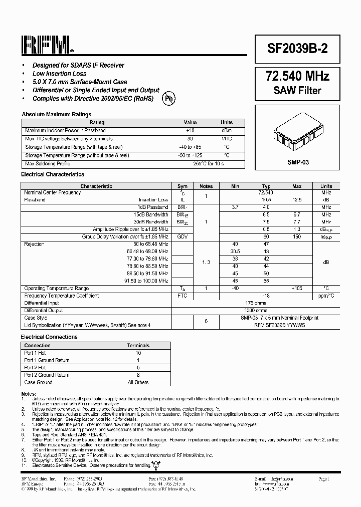 SF2039B-2_8195082.PDF Datasheet