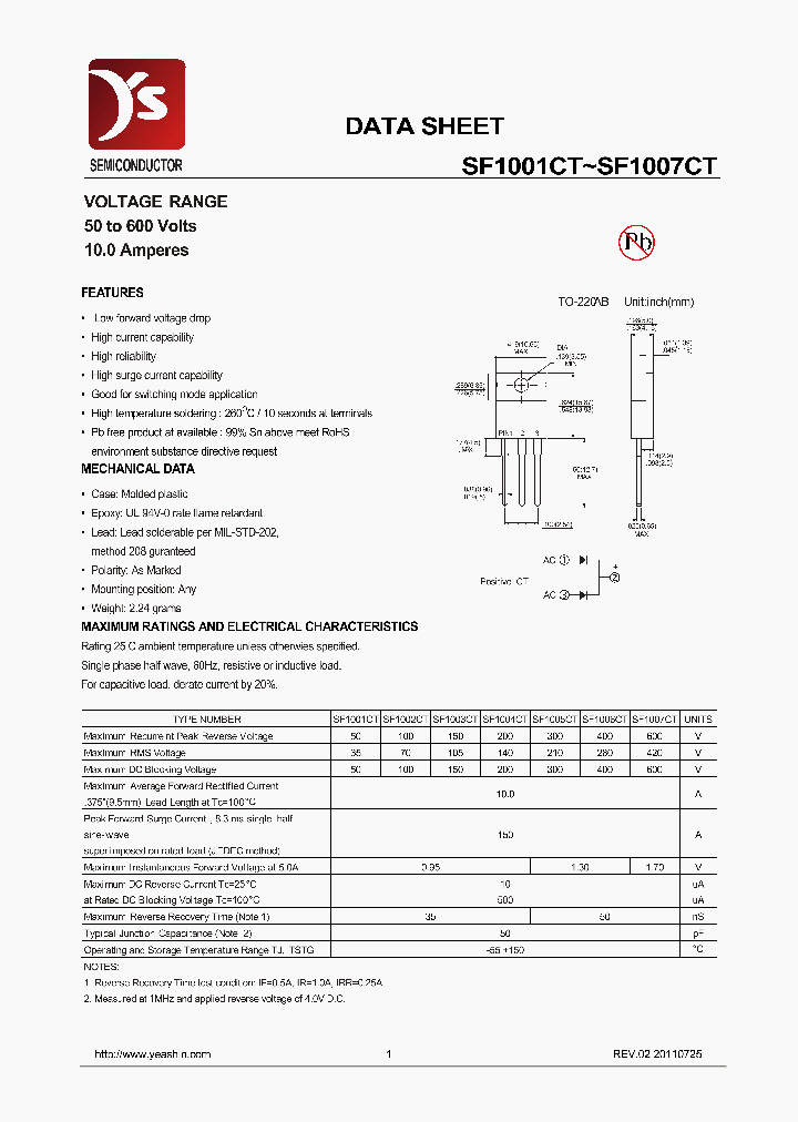SF1001CT_8195426.PDF Datasheet