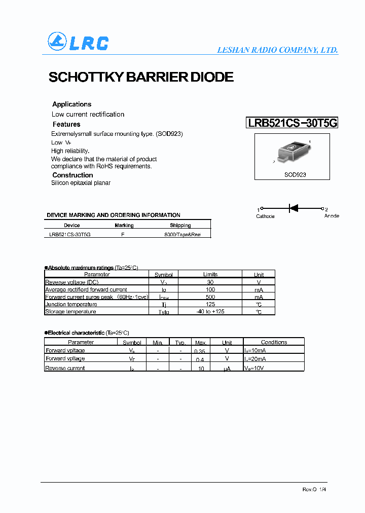 LRB521CS-30T5G_8195747.PDF Datasheet