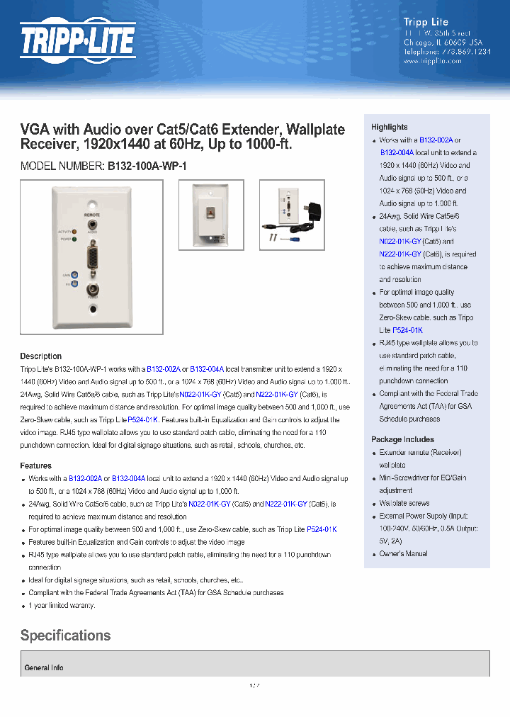 B132100AWP1_8195912.PDF Datasheet