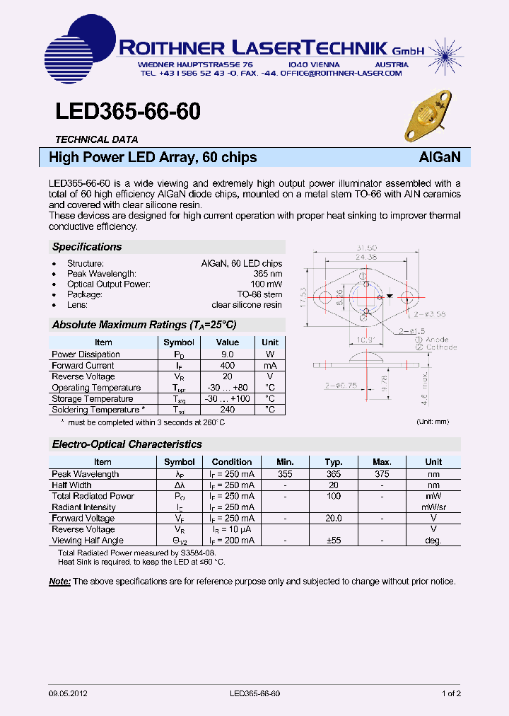 LED365-66-60_8196421.PDF Datasheet