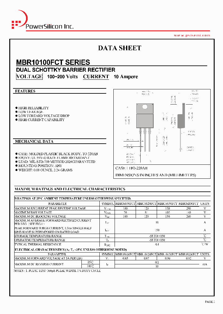 MBR10120FCT_7829903.PDF Datasheet