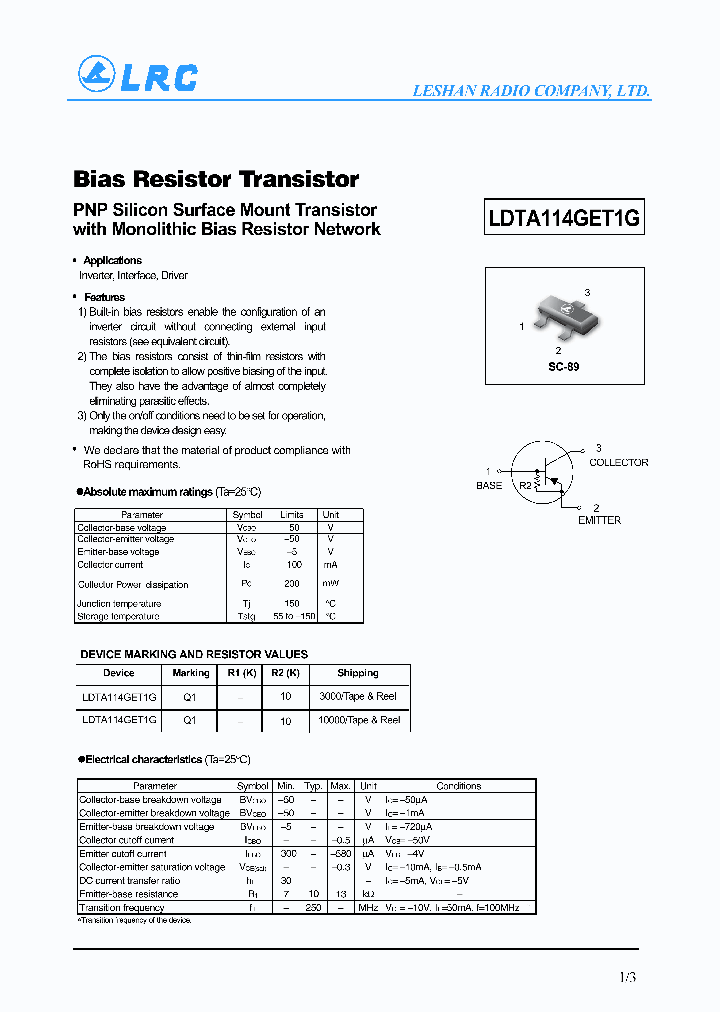 LDTA114GET1G-15_8197097.PDF Datasheet