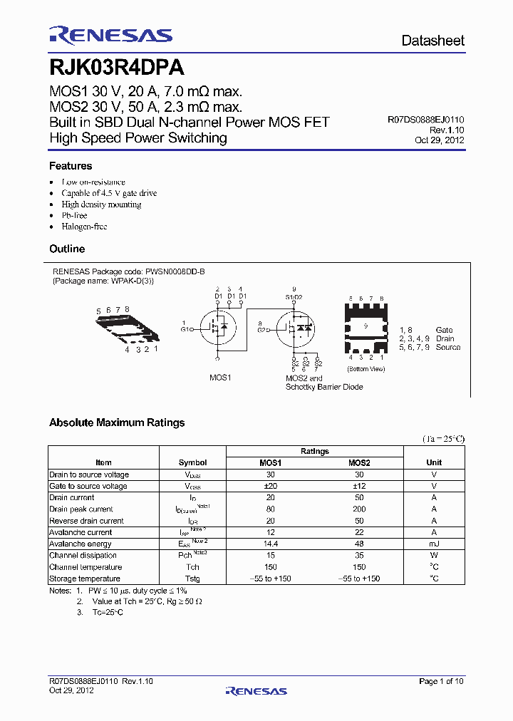 RJK03R4DPA_8197188.PDF Datasheet