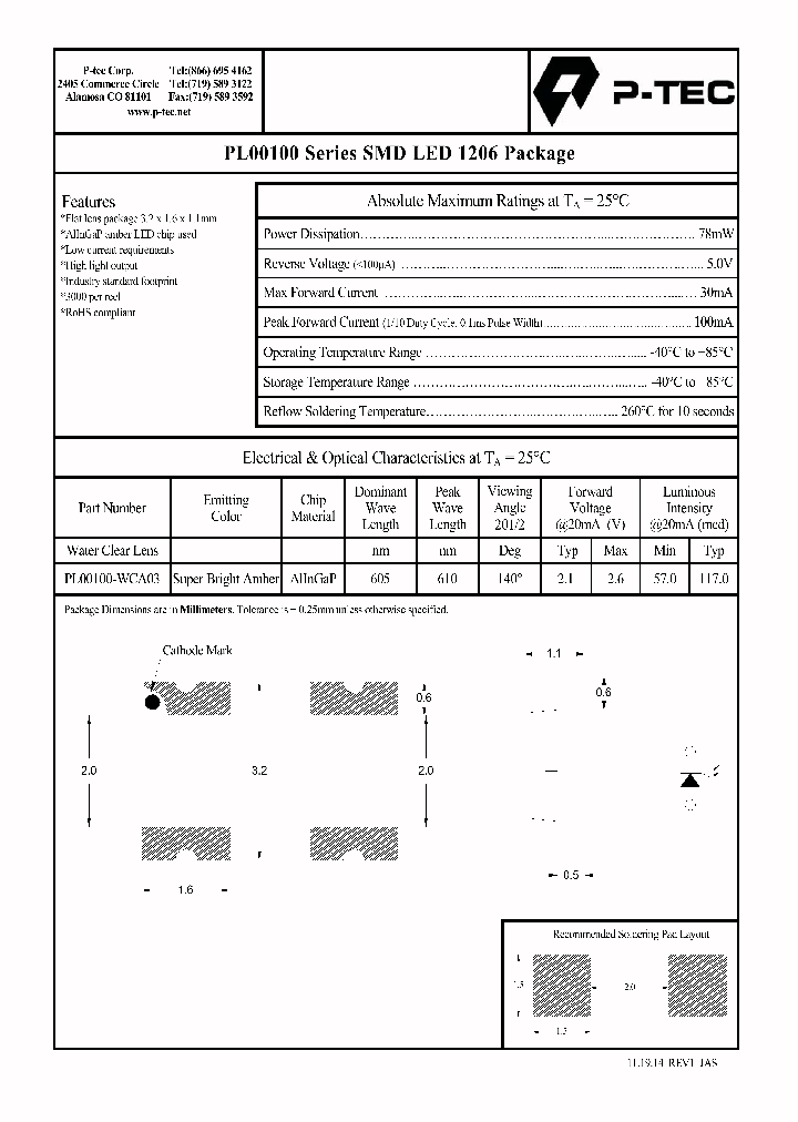 PL00100-WCA03_8197623.PDF Datasheet