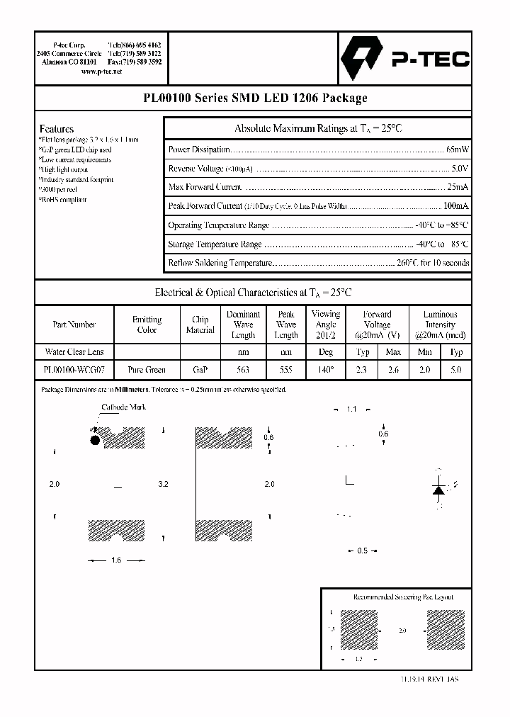 PL00100-WCG07_8197624.PDF Datasheet